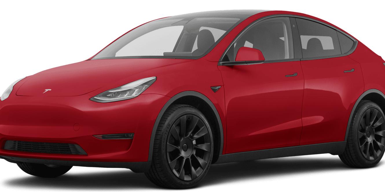 TESLA MODEL Y 2021 5YJYGDEE5MF203208 image